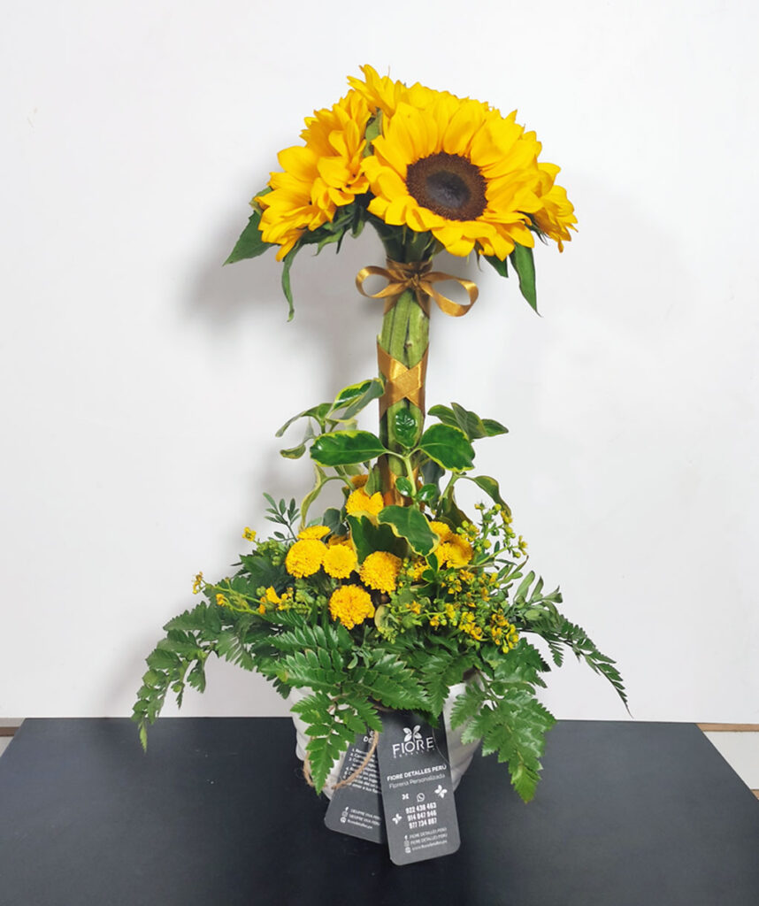 ARREGLO DE GIRASOLES Cod: AF616