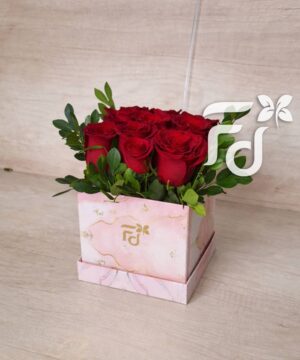 Caja Felicidad de Rosas Rojas